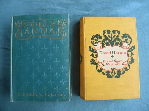 photo of lot of old and early century vintage books w/embossed and gilt art bindings #2