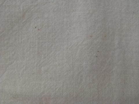 photo of lot of old antique cotton sugar sacks & salt bags, vintage farm primitive fabric #3