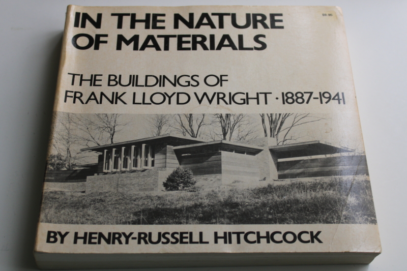 lot of vintage books, Frank Lloyd Wright his architectural designs ...