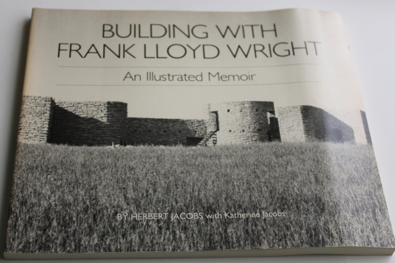 lot of vintage books, Frank Lloyd Wright his architectural designs ...