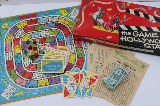 photo of lot of vintage children's games, board game sets & pieces for crafts or replacement parts #5