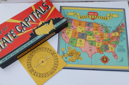 photo of lot of vintage children's games, board game sets & pieces for crafts or replacement parts #7