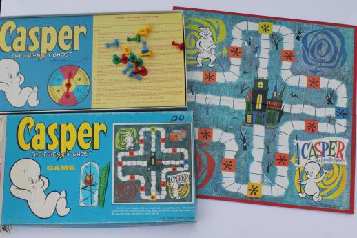 photo of lot of vintage children's games, board game sets & pieces for crafts or replacement parts #8