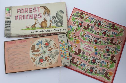 photo of lot of vintage children's games, board game sets & pieces for crafts or replacement parts #4