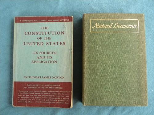 photo of lot of vintage patriotic handbooks, US Constitution, flag display etc. #3