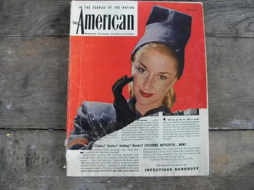 photo of lot old 1930s and 1940s The American magazines vintage advertising and graphics #4