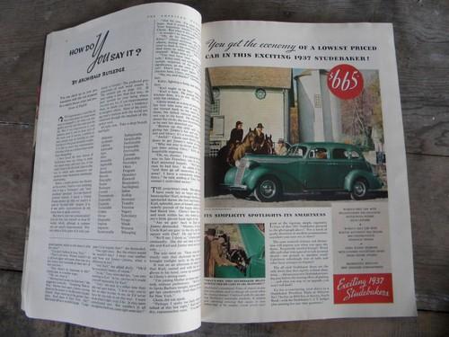 photo of lot old 1930s and 1940s The American magazines vintage advertising and graphics #5