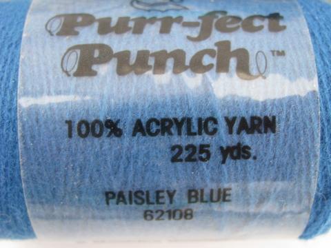 photo of lot punch needle embroidery thread, 50+ spools acrylic craft yarn #6