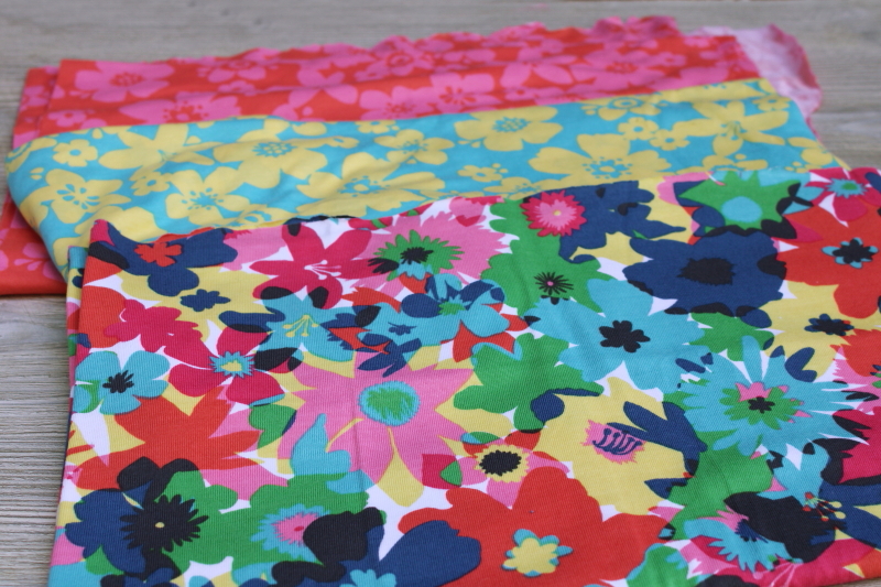 photo of lot soft jersey knit cotton blend fabric, small pieces bright colors for sewing lingerie panties etc #4