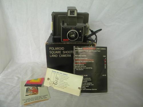 photo of lot vintage Polaroid land cameras, Big Shot portrait, Square Shooter etc. #2