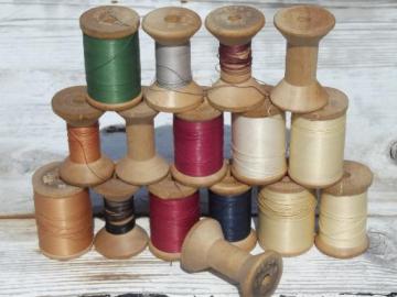 catalog photo of lot vintage antique heavy weight carpet thread, for rugs and leather work