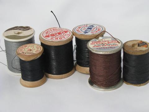 photo of lot vintage antique heavy weight specialty thread, for carpets, leather work #4