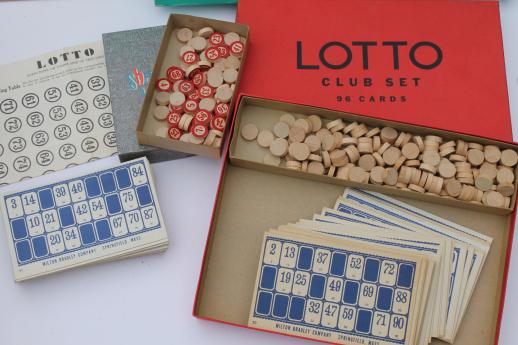 photo of lot vintage board games, bingo, card game sets & pieces for crafting or replacement parts #10