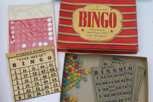 photo of lot vintage board games, bingo, card game sets & pieces for crafting or replacement parts #11