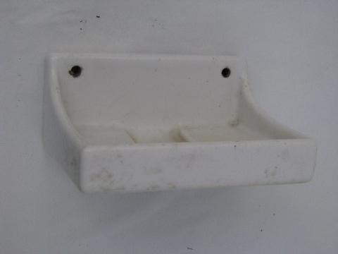 photo of lot vintage deco porcelain architectural bath fittings #2