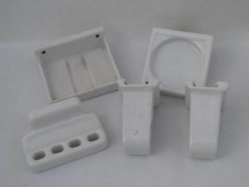 catalog photo of lot vintage deco porcelain architectural bath fittings