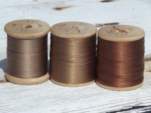 photo of lot vintage heavy weight nylon twist thread for leather work, shoe making #2