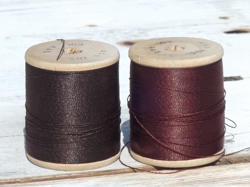 photo of lot vintage heavy weight nylon twist thread for leather work, shoe making #3