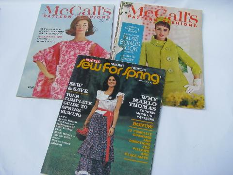 photo of lot vintage home sewing pattern catalogs, 70s retro mod, Vogue patterns etc. #3