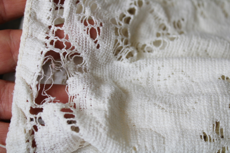 photo of lot vintage lace tablecloths shabby cottage chic decor linens or fabric for curtains etc #6