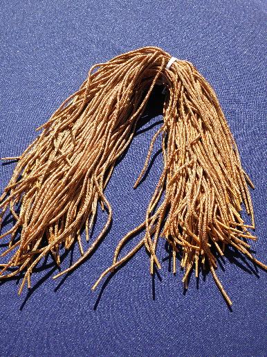 photo of lot vintage new old stock work boot shoe laces, 50 pr 24" shoelaces #1