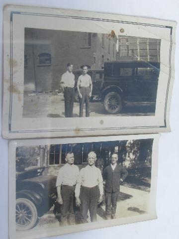 photo of lot vintage photos, 1920-30s, farm life, soldiers & their cars & girls #2