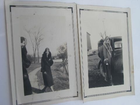 photo of lot vintage photos, 1920-30s, farm life, soldiers & their cars & girls #7