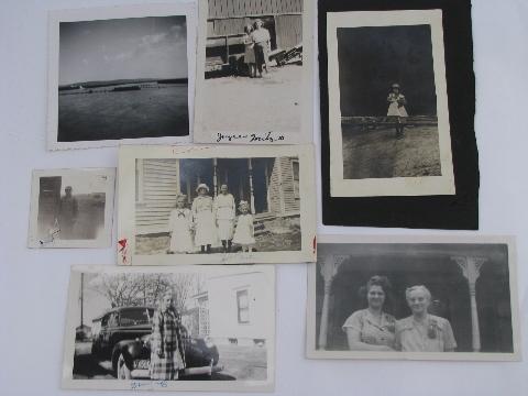 photo of lot vintage photos, 1940s - 60s rural mid-west farm life, soldiers, cars, etc. #8