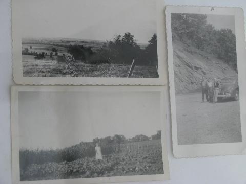 photo of lot vintage photos, WWII era farm life, rural mid-west small towns #5