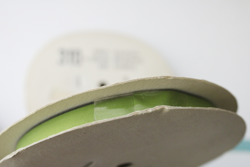 photo of lot vintage rayon ribbon seam binding tape sewing trim, 100 yard rolls olive green, peach, blue, yellow #2