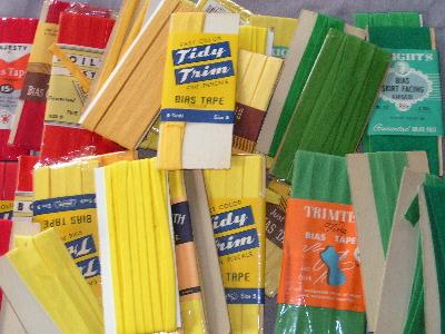 photo of lot vintage seam tape binding, many colors! #4