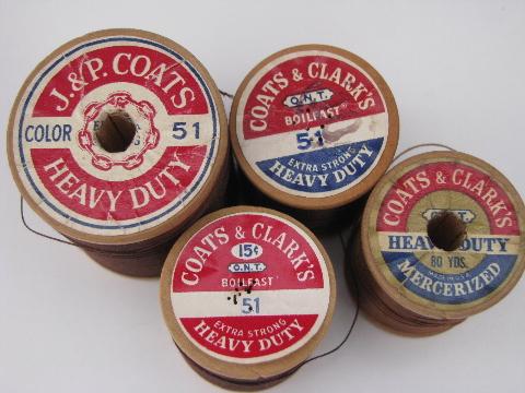 photo of lot vintage sewing thread, heavy duty cotton for upholstery, crafts #3