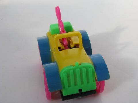 photo of made in Hong Kong hard plastic toy cars, Easter bunny auto and duck #8