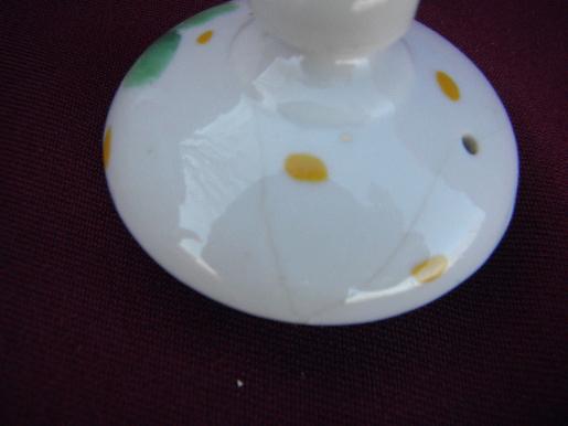 photo of marked Occupied Japan hand-painted china teapot, vintage tea pot #4