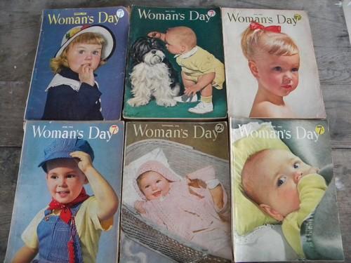 photo of mid century 40s and 50s Woman's Day magazines art covers/advertising etc #2