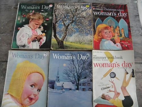 photo of mid century 40s and 50s Woman's Day magazines art covers/advertising etc #3