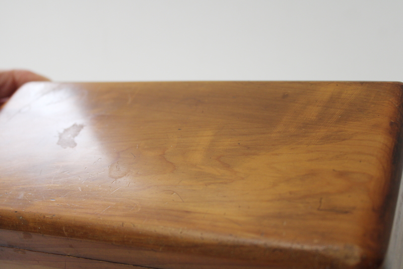 photo of mid century vintage Lane cedar chest miniature size keepsake or jewelry box  #2