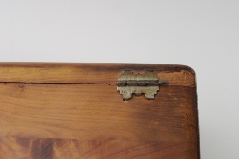 photo of mid century vintage Lane cedar chest miniature size keepsake or jewelry box  #6