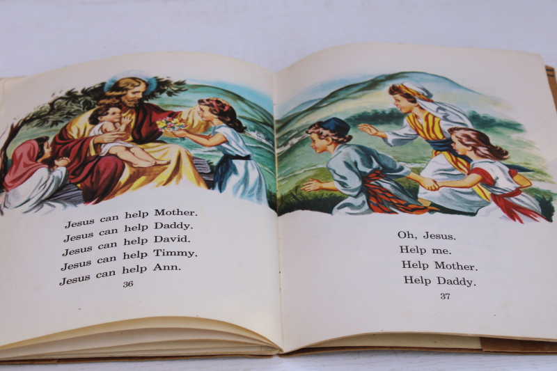 photo of mid century vintage early reader Ginn Faith and Freedom series reading book for Catholic schools #2