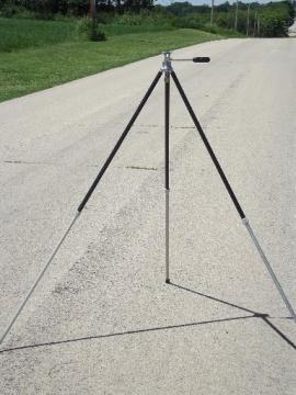 catalog photo of mid century vintage photography camera tripod for workshop or studio