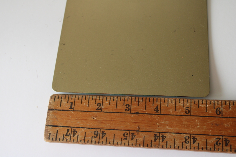 photo of mid century vintage steel clipboard store advertising Shain Hardware Kirksville Missouri  #2