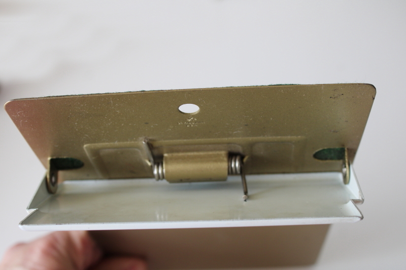 photo of mid century vintage steel clipboard store advertising Shain Hardware Kirksville Missouri  #5