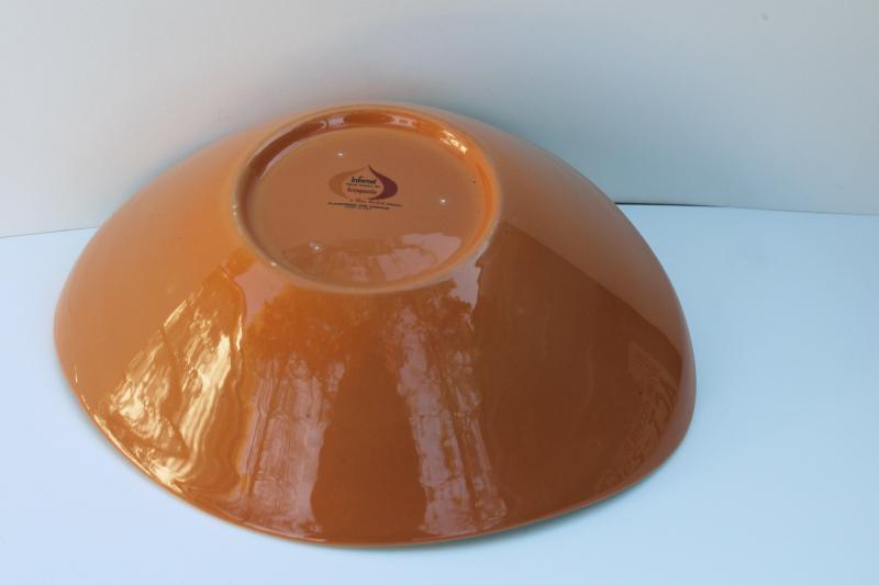 photo of mid-century mod vintage Harvest Time fall leaves bowl Ben Seibel Iroquois Informal #6