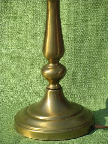 photo of mid-century vintage torchiere vase lamp, hollywood regency style #3