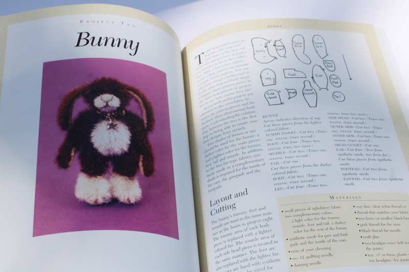 photo of miniature teddy bears to make, book w/ designs & patterns bear & clothes mini art stuffed toys #3