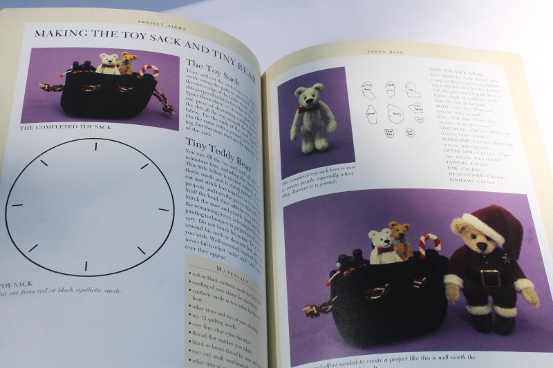 photo of miniature teddy bears to make, book w/ designs & patterns bear & clothes mini art stuffed toys #4