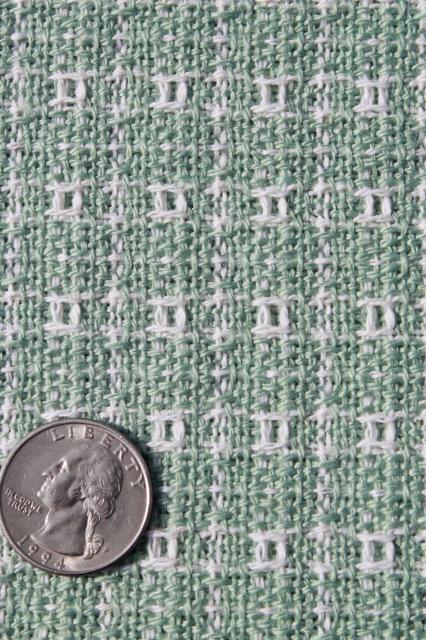 photo of mint in package Old Chicago Weavers mountain weave homespun type tablecloth #3