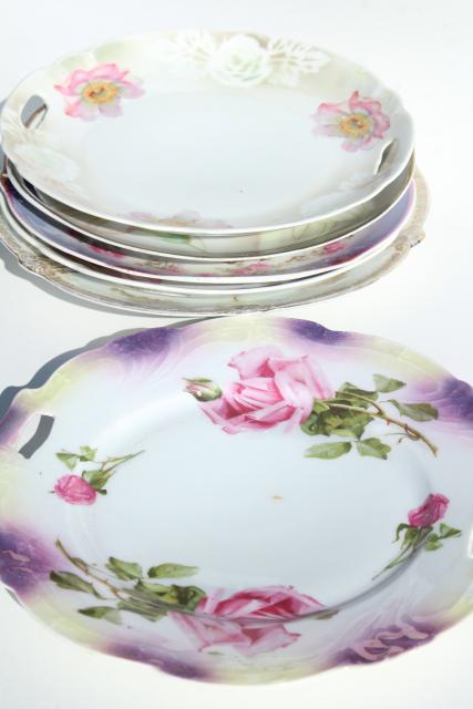 photo of mismatched vintage china plates and serving trays, tea party pretty w/ tons of flowers! #5