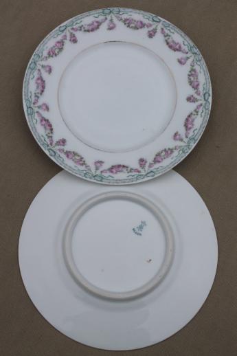 photo of mismatched vintage roses floral china dessert plates, tea party pretty! #10