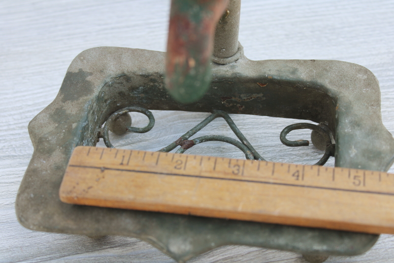 photo of modern farmhouse cast metal soap dish w/ garden spigot, for potting bench, mudroom, she shed #6